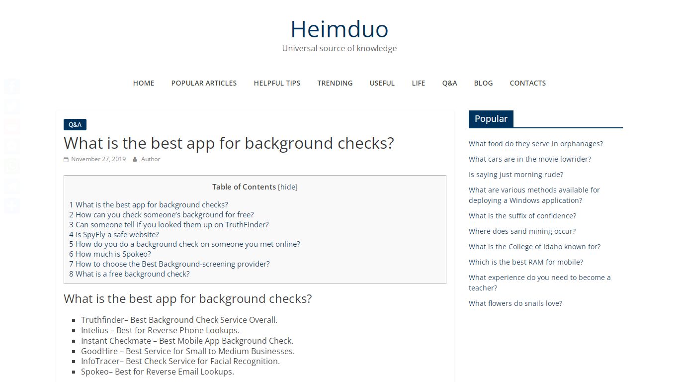 What is the best app for background checks? – Heimduo